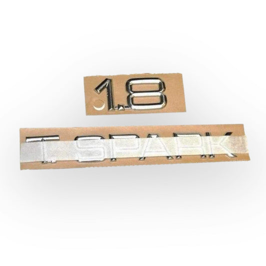 60654817 1.8 Twin Spark badge - chrome effect