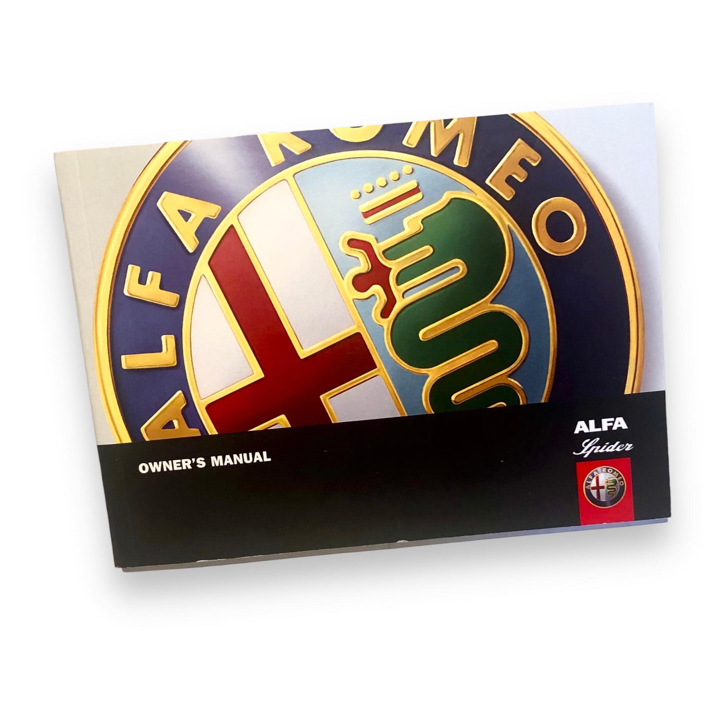 60431676 Owners Manual for Alfa Romeo 939 Spider - new and OEM