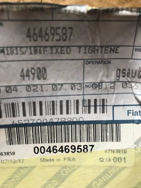 Auxiliary V-drive belt fixed idler pulley - 156 2.4 JTD 10/20V - 46469587