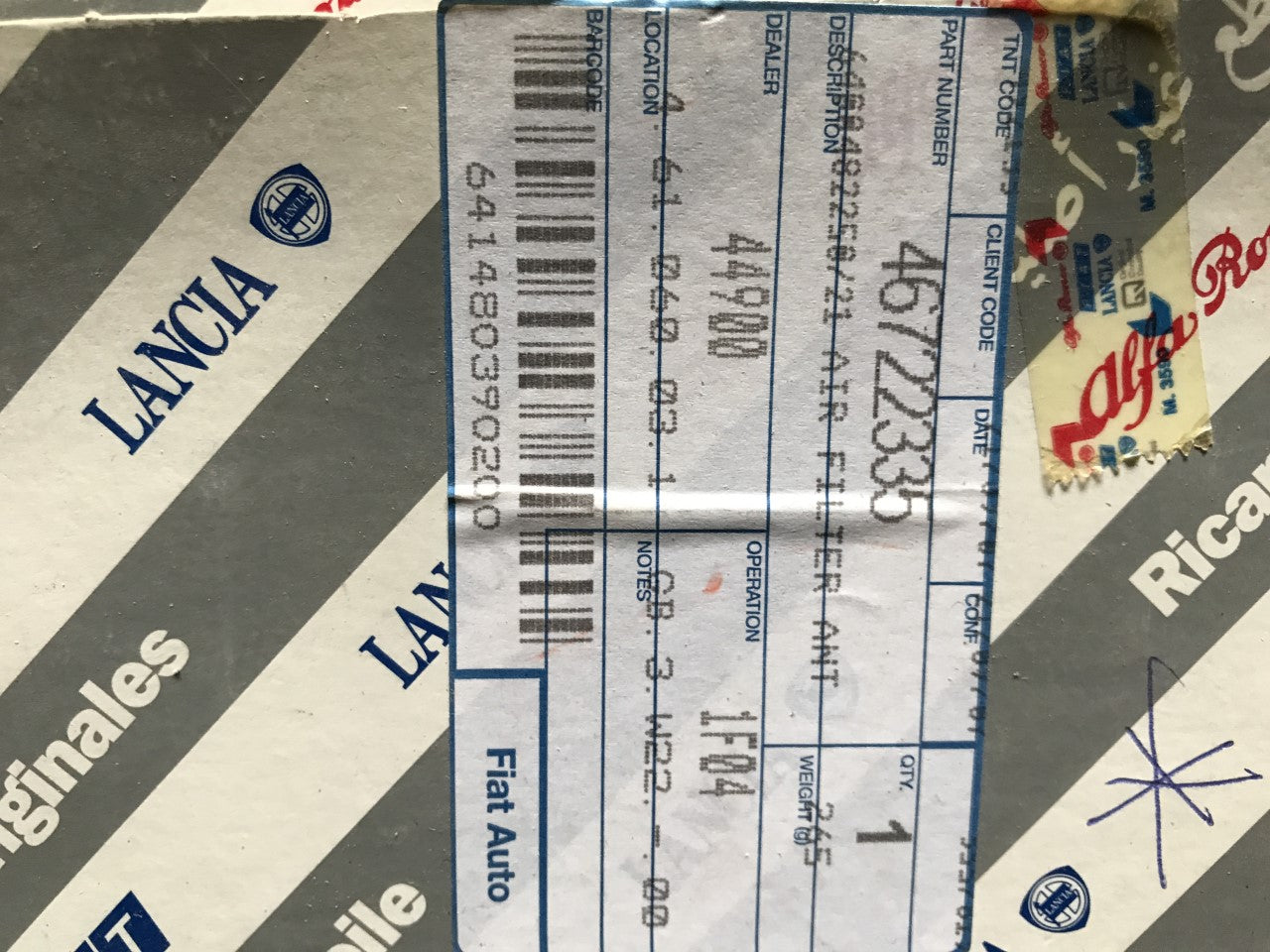 46722335 Cabin pollen filter