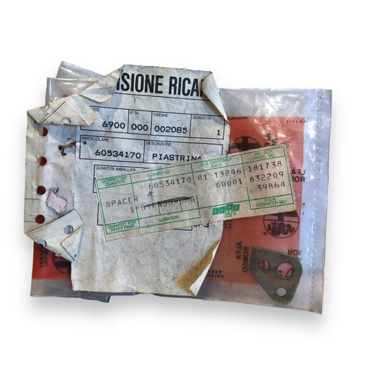 60534170 Camshaft retaining plate for Alfa Romeo 75 and Spider (91-93)