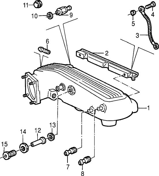 60518739 Intake manifold nut for Alfa Romeo SZ, RZ, 33 and 75