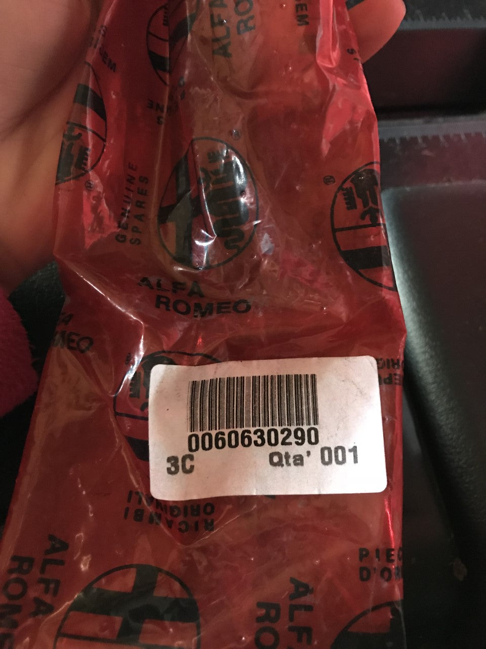 60630290 Side front doors sealing gasket