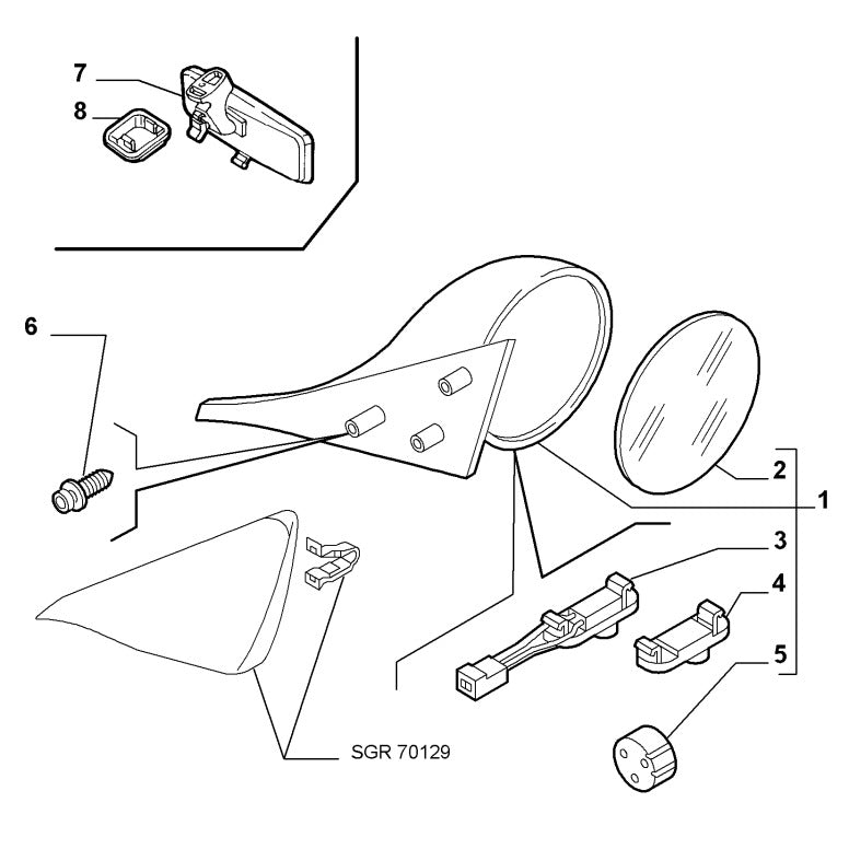 60779278 Exterior temperature sensor for Alfa Romeo 156