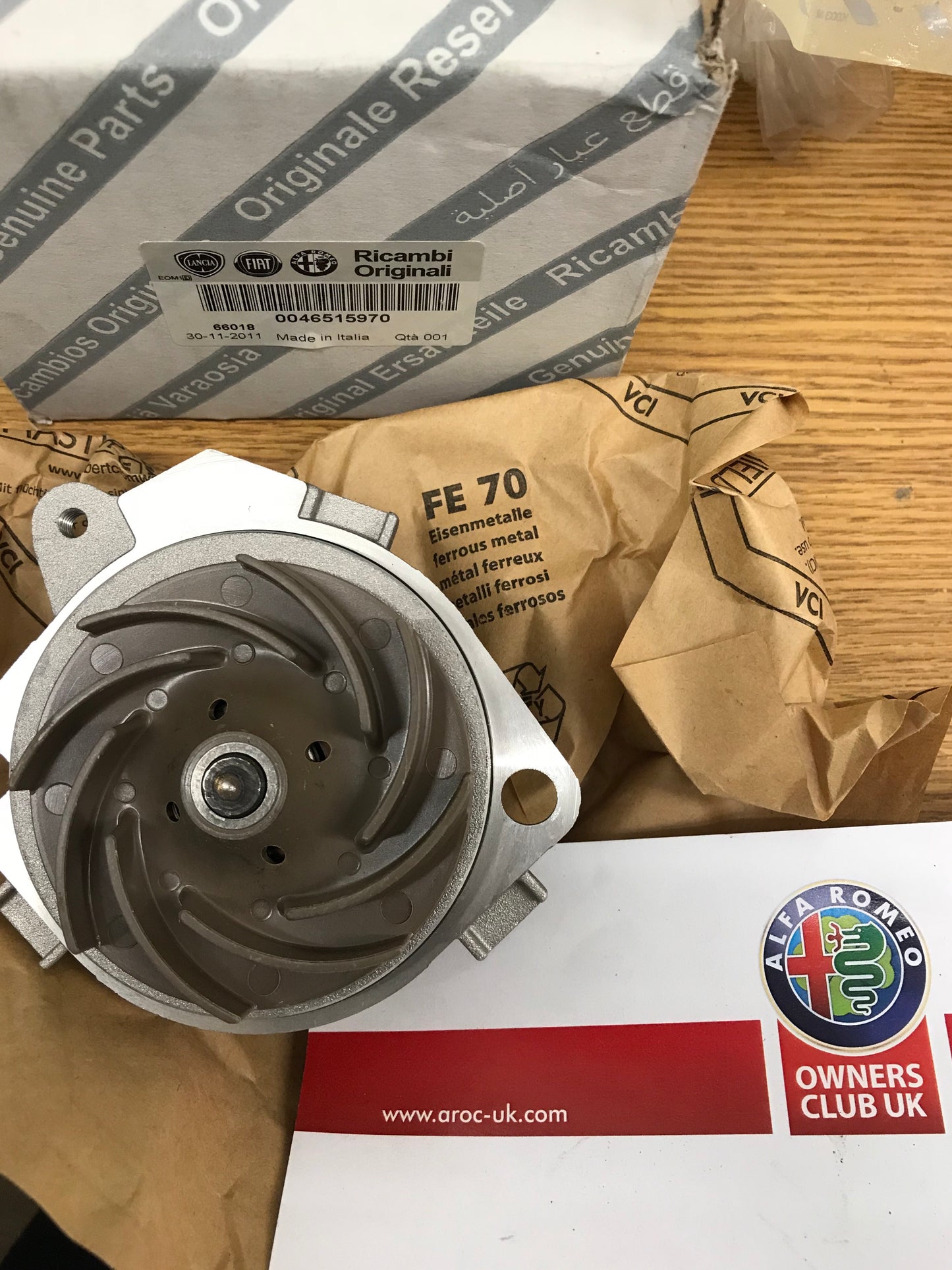 Water pump - JTD 147 156 159 166 - 46515970