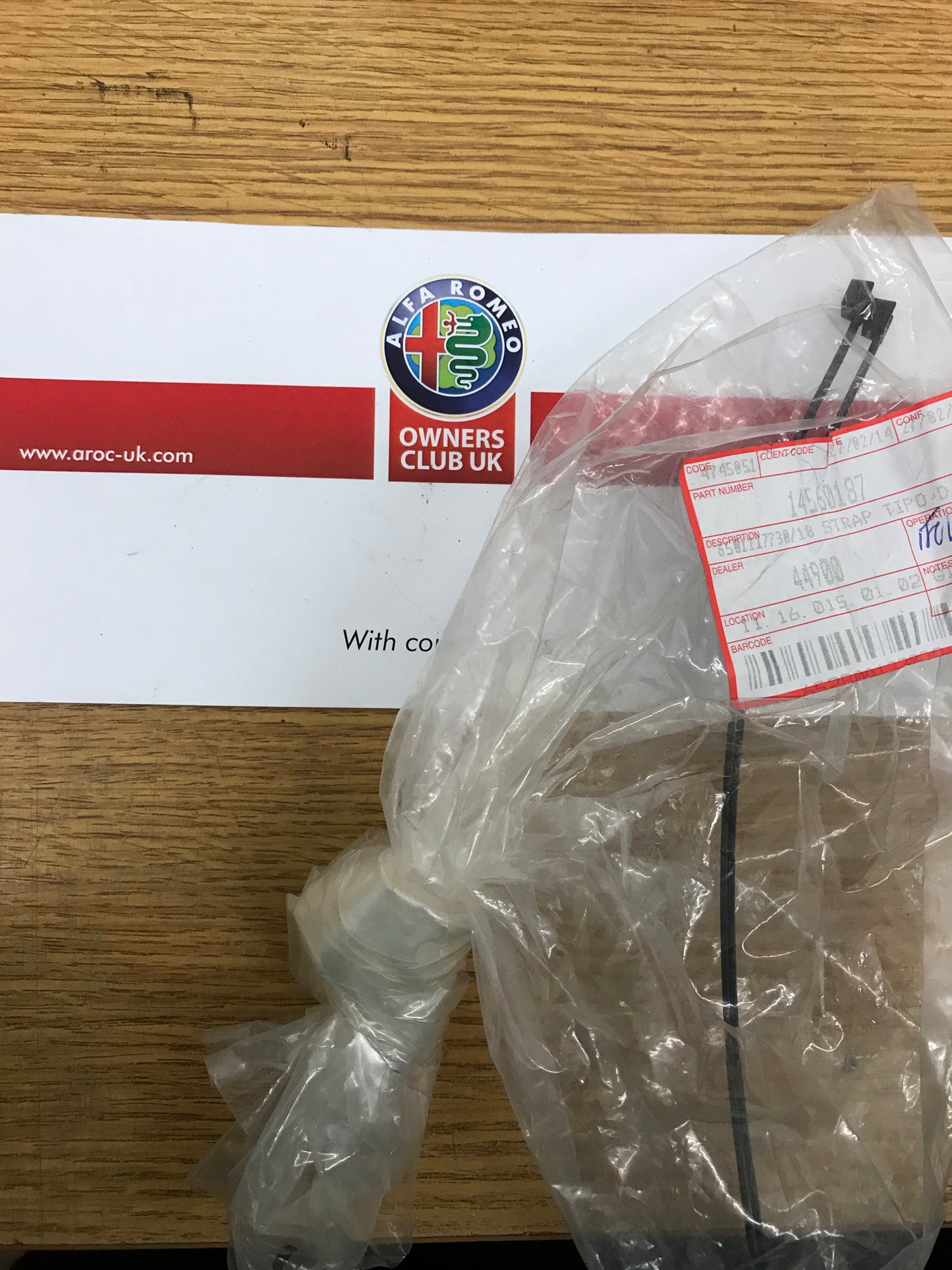 Strap (Cable tie) - cable set fixings - 14560187