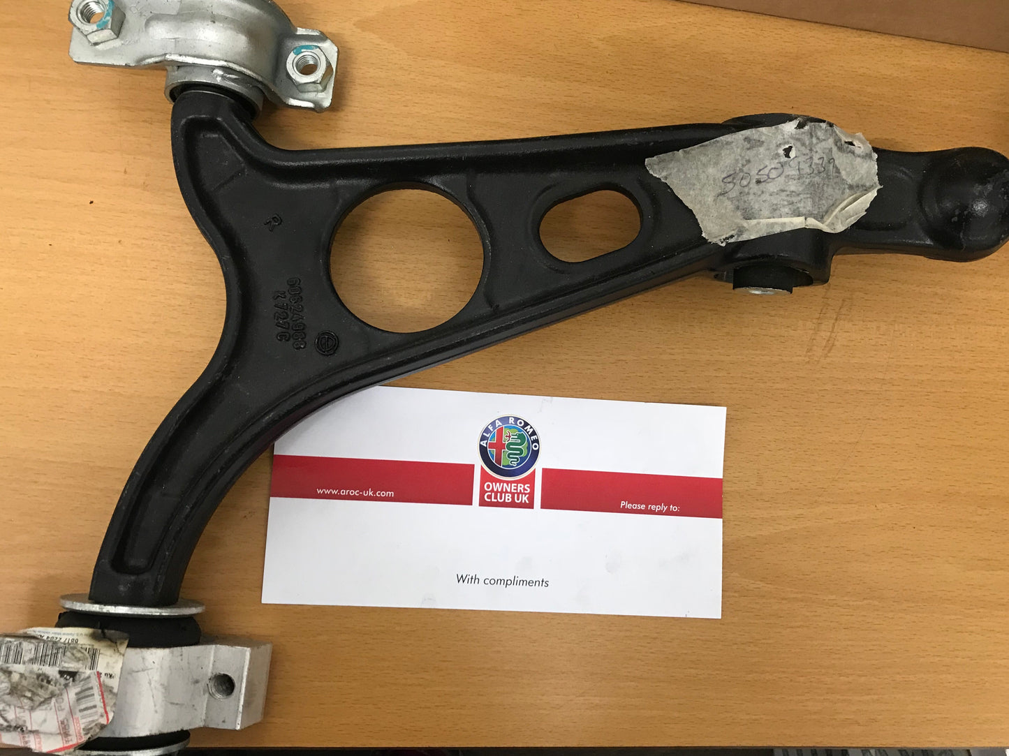 Suspension swinging arm - front lower right - O/S - 147 GT 156 - 50509339