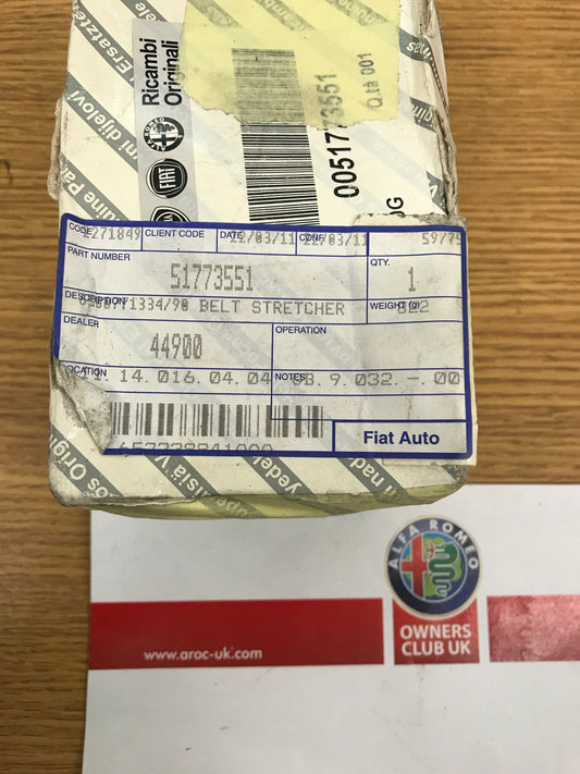 V-Ribbed belt/tensioner pulley - 51773551