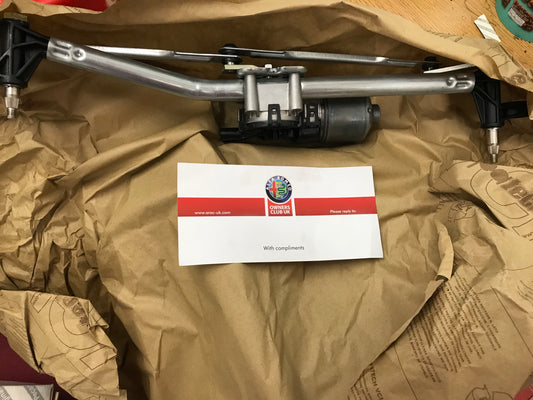 50502816 Front wiper linkage and motor for Alfa Romeo 147 and GT (LHD)