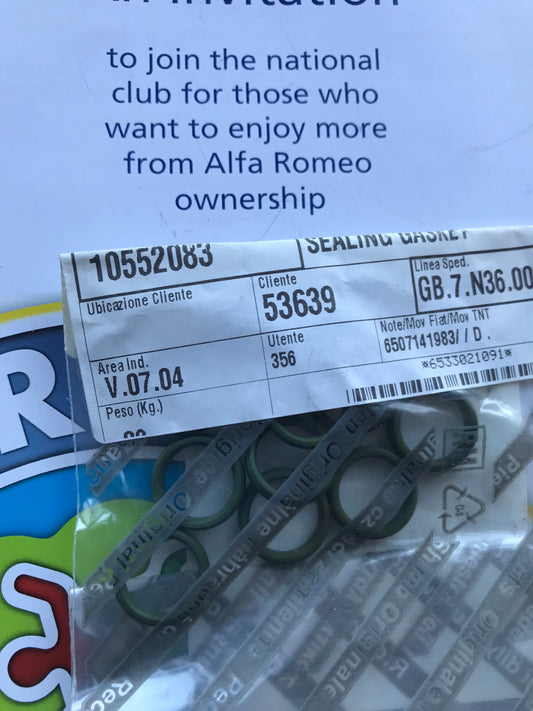 Sealing gasket - ventilation - 10552083 *price is for one* - 147 GT