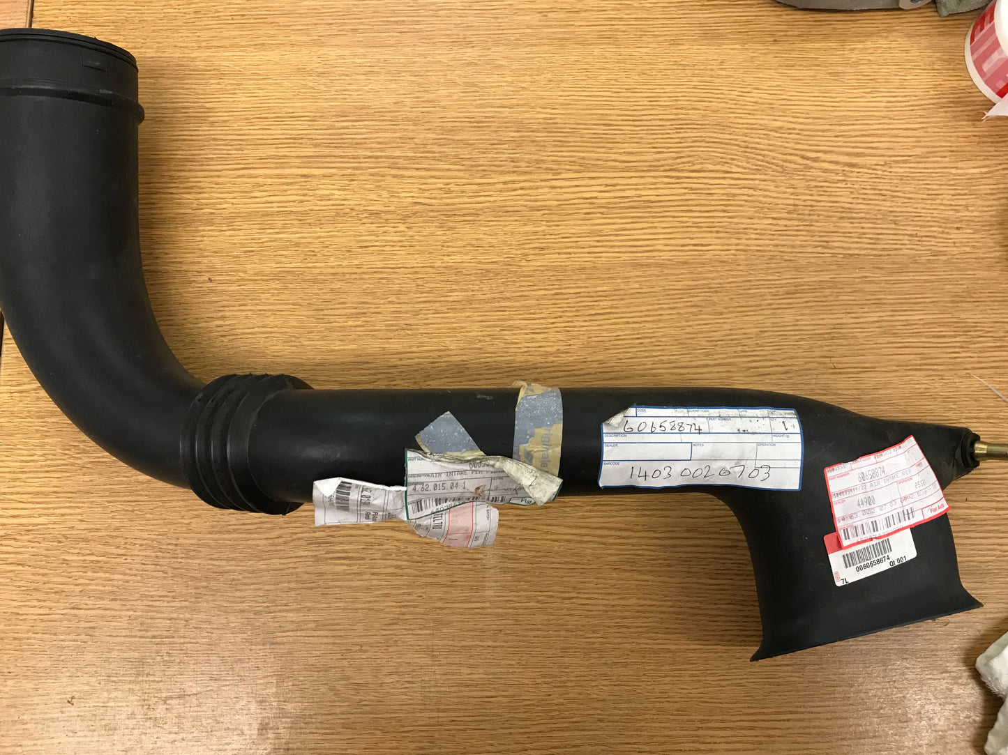 Air intake pipe - 156 1.6/1.8/2.0 - 60658874