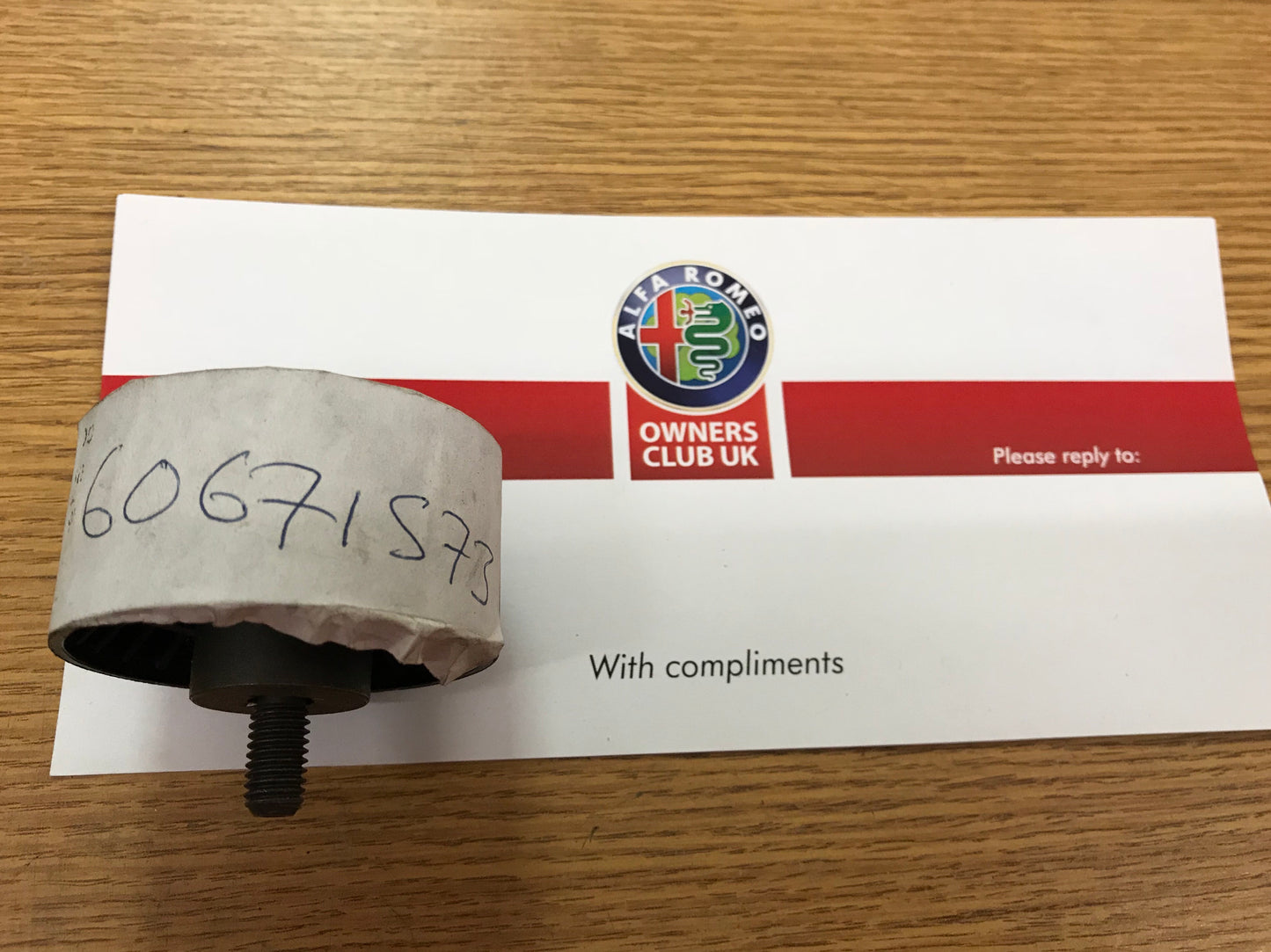 Cambelt tensioner - 145/6/7, 155/6. GT & GTV - 1.6/1.8 - 60671573