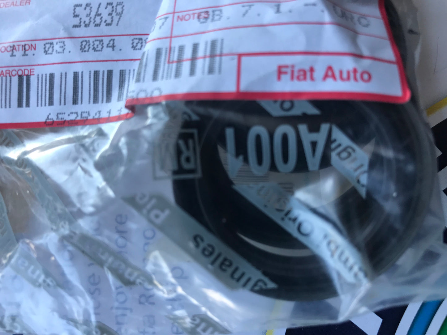 71753052 Seal - oil camshaft 145 146 147 155 156 166 GT GTV Spider *price is for one*