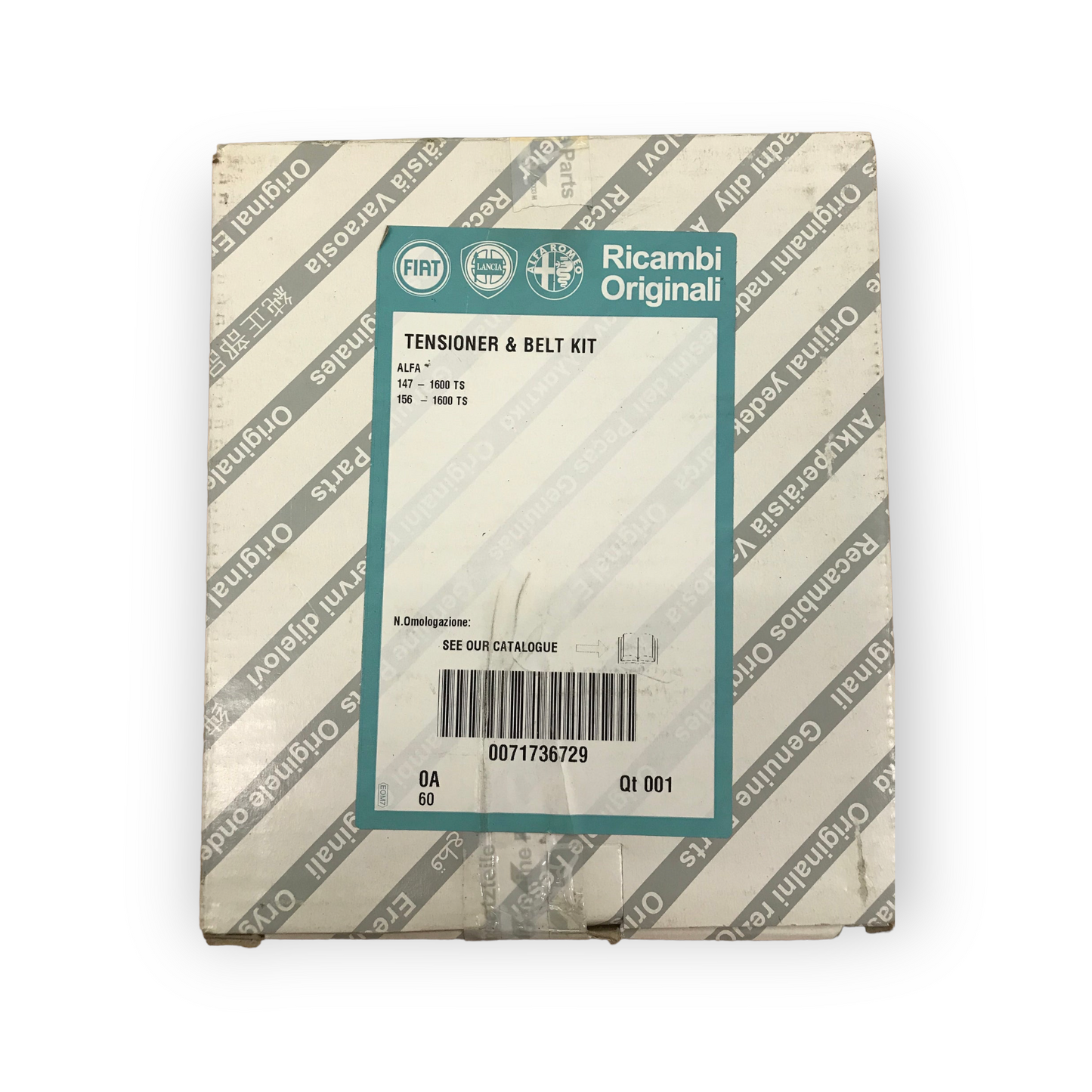 71736729 Cambelt kit 147 156 TS 1.6 after 2000 (CF3 with three catalyst)