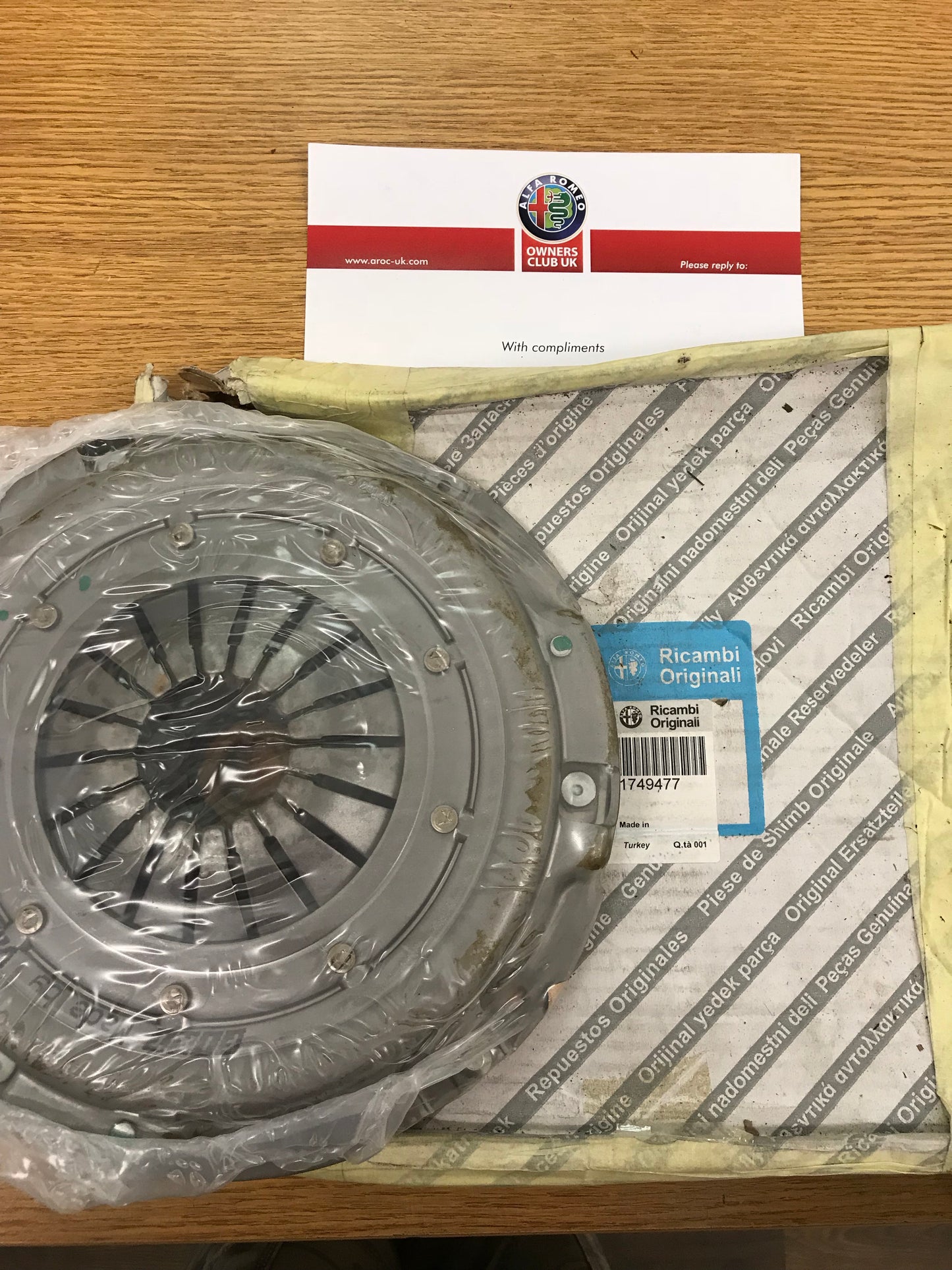 Clutch kit - GT 1.9 Mjet. 147 1.9 JTD & 1.9 Mjet. 156 1.9/2.4 JTD & 1.9 Mjet - 71749477