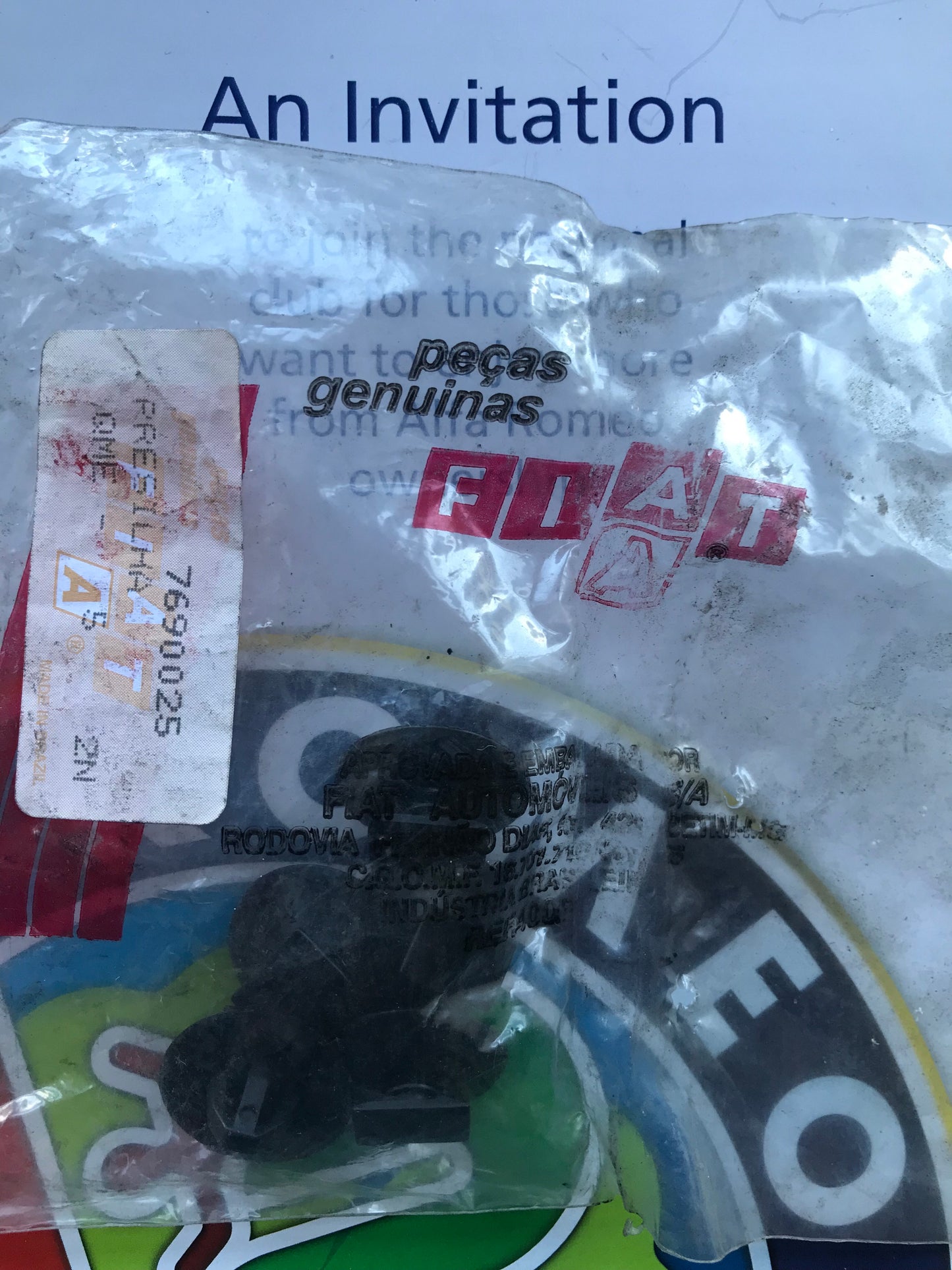 Clip - speedo drive - 7690025 - 145 146 147 155 156 159 164 4C MiTo Giulietta *price is for one*