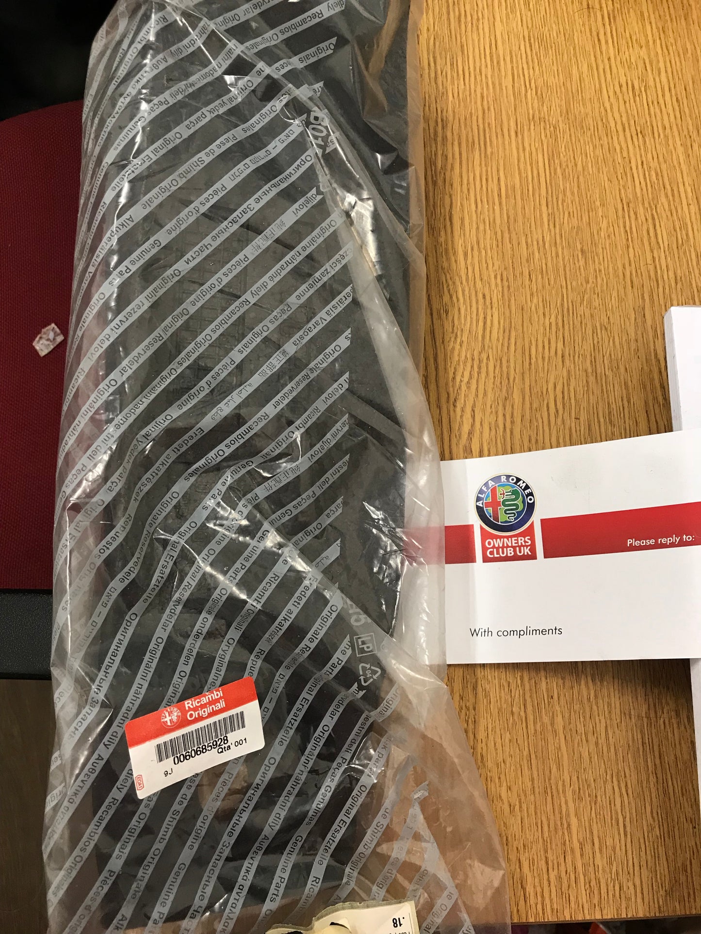 Front bumper reinforcement - right hand - 156 - 60692103