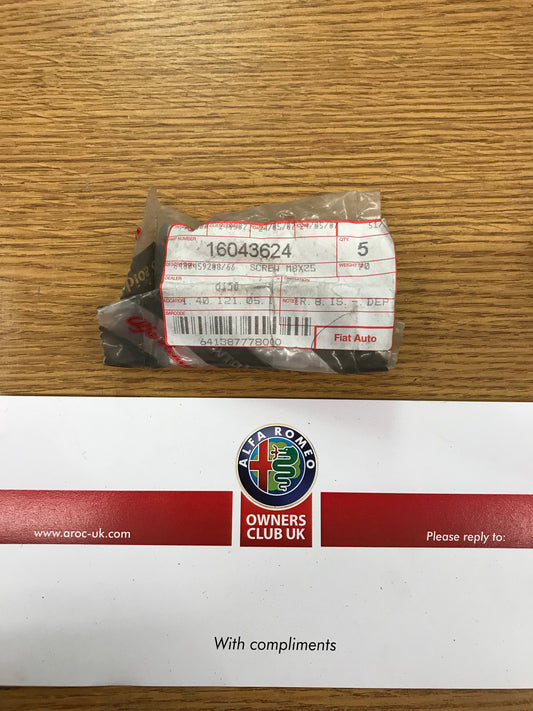 Engine suspension screw (pack of 5) - 166