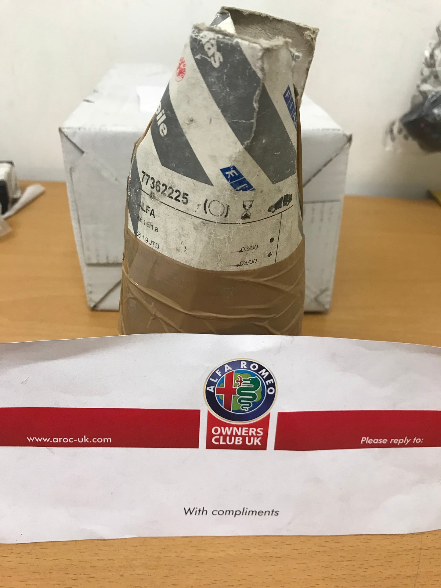 Brake pads - front - 147 & 156 1.6/1.8 & 1.9 JTD - 77362225