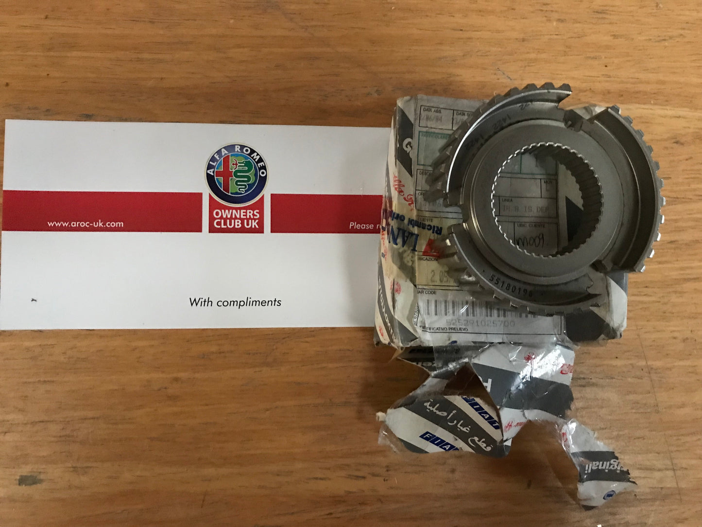 Spur reduction gearing hub - 55180196