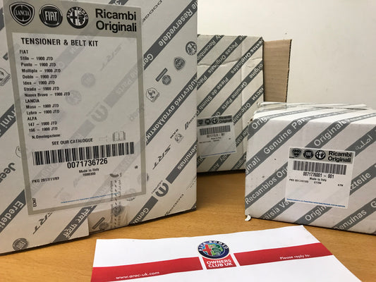 Cambelt kit and water pump - 71771574 - 147 156 1.9 JTD 8V