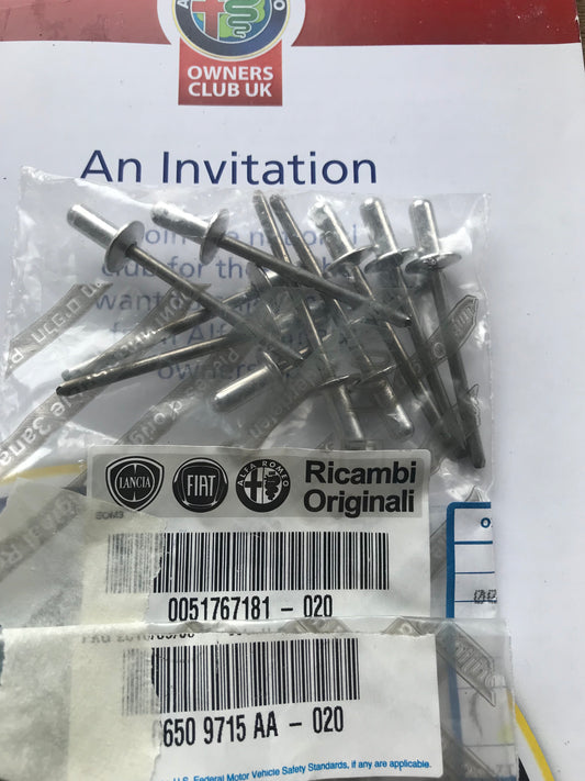 Rivet - radio - 51767181 - MiTo *price is for one*