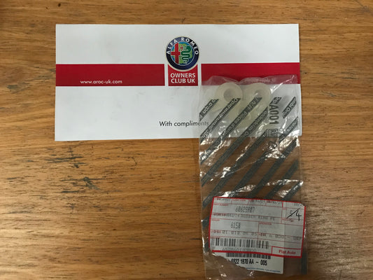 Front doors, rubber ring/grommet - 147 & 166 - 60625907 - pack of four