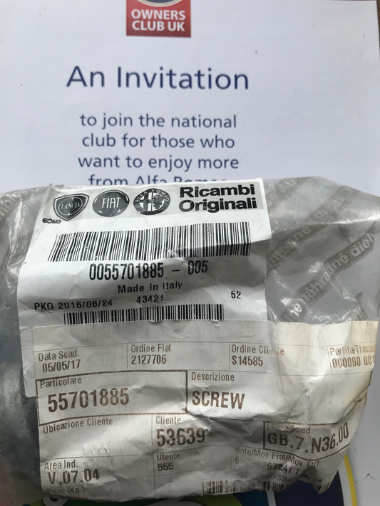 Screw - suspension - 55701885 - MiTo *pack of two*