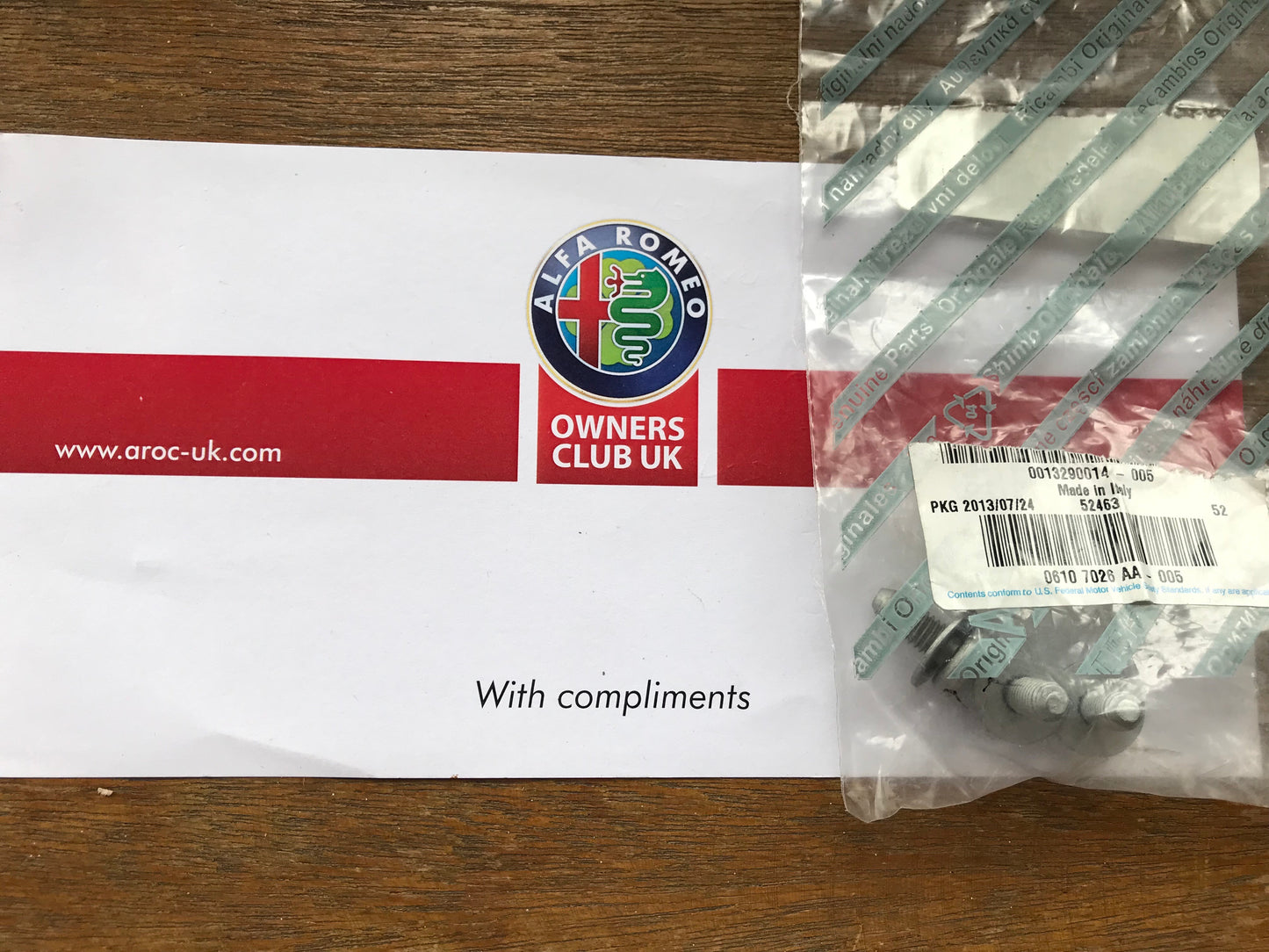 Screw - engine compartment - 13290014 - 155 156 *pack of three*