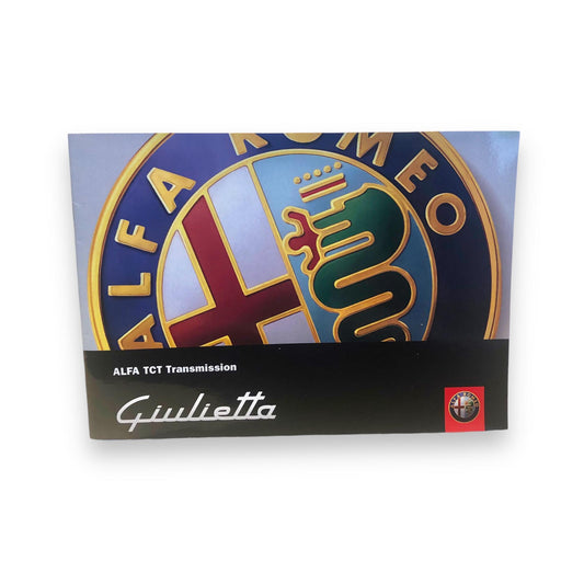 60438447 Instruction manual for TCT transmission for Alfa Romeo Giulietta